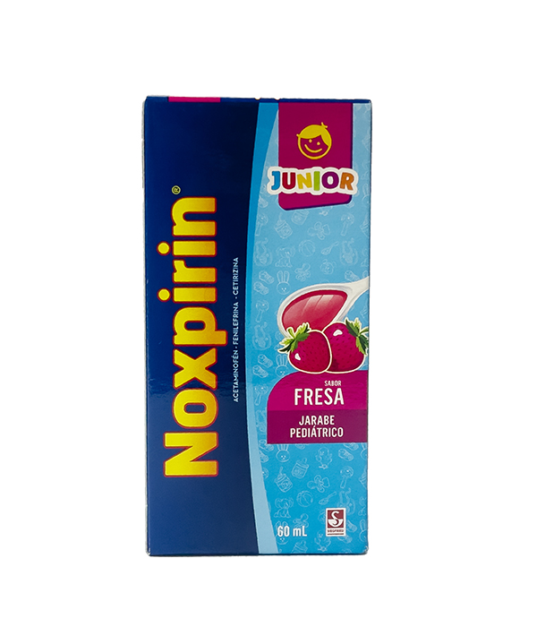 NOXPIRIN F JUNIOR JARABE FRESA CAJA X 60 ML